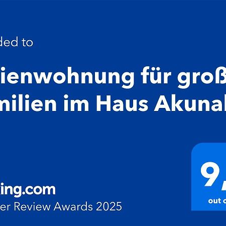 Ferienwohnung Fuer Grosse Familien Im Haus Akunak 比苏姆 外观 照片
